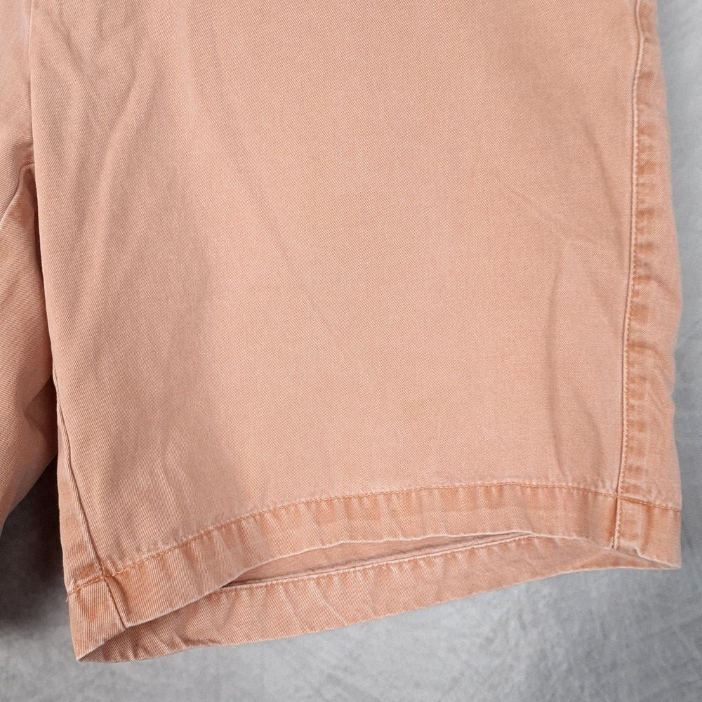 Peter Millar Shorts Mens 34/35 Orange Pima Cotton Chino 8" Myopia Hunt Club Fox - Picture 6 of 15